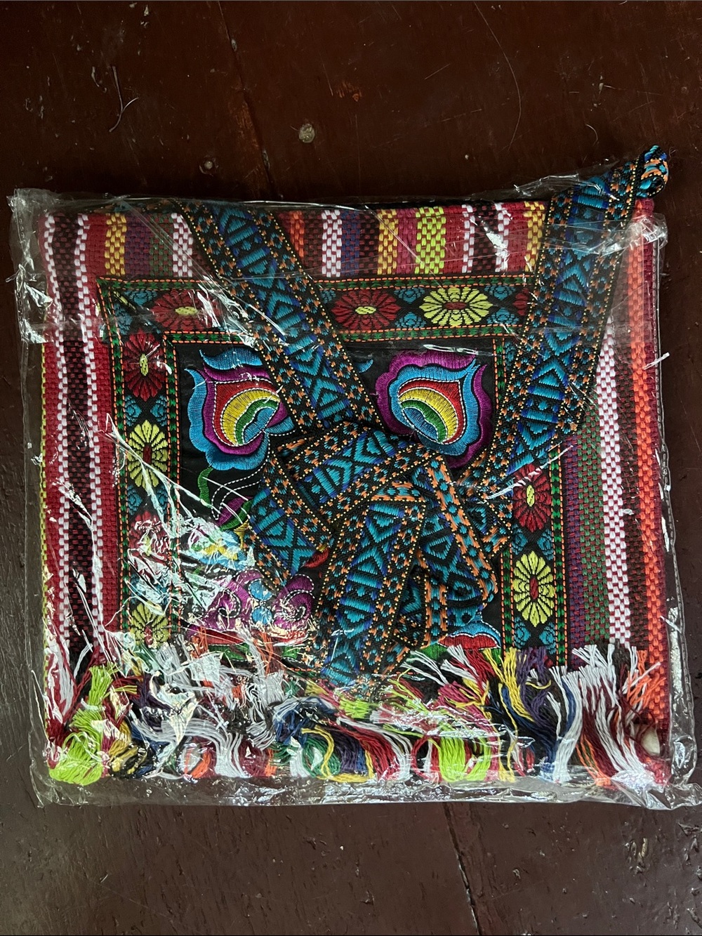 11inch by 10 1/2 inch single zipper pocket cross body bag